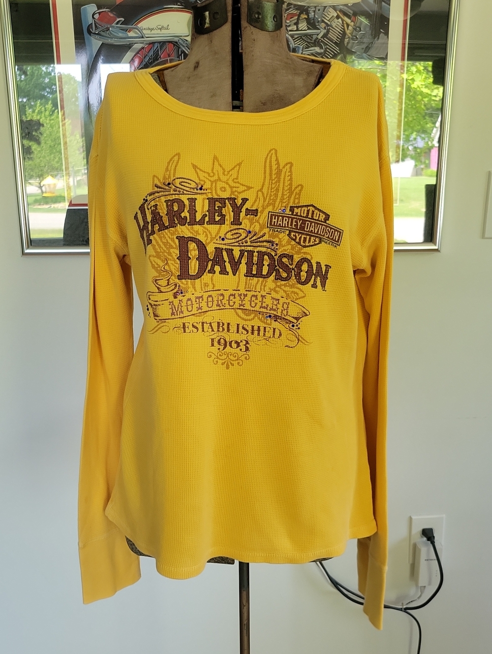 Harley-Davidson Top Large Yellow
